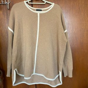 J Crew Tipped Tunic Sweater